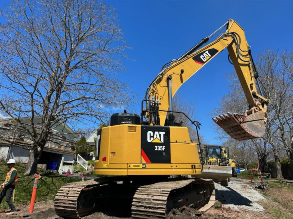 Work [performed by QM Construction at Alexandra Crescent - Saint Andrews, NB